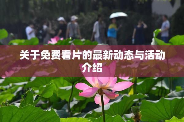 关于免费看片的最新动态与活动介绍