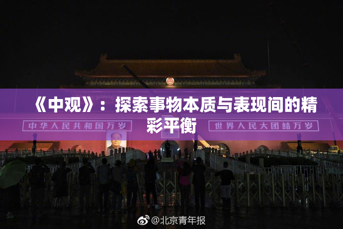 《中观》：探索事物本质与表现间的精彩平衡