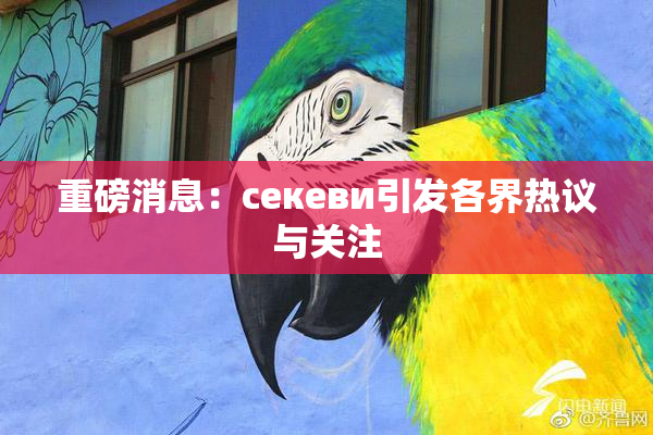 重磅消息：ceкеви引发各界热议与关注
