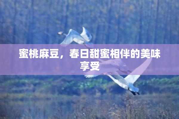 蜜桃麻豆，春日甜蜜相伴的美味享受