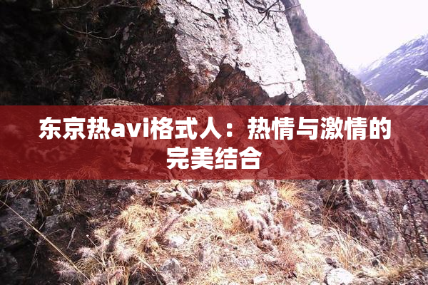 东京热avi格式人：热情与激情的完美结合
