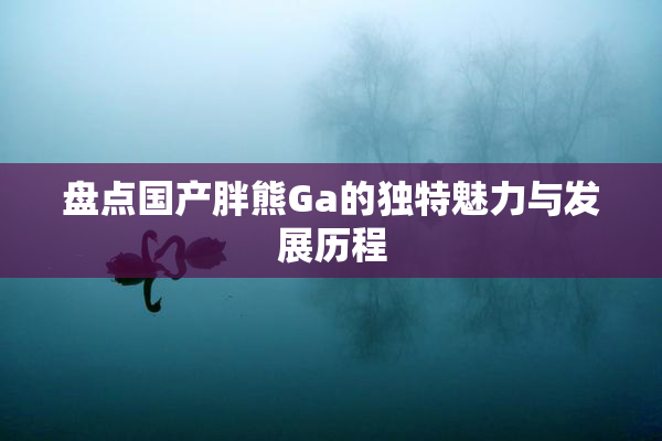 盘点国产胖熊Ga的独特魅力与发展历程