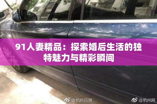 91人妻精品：探索婚后生活的独特魅力与精彩瞬间