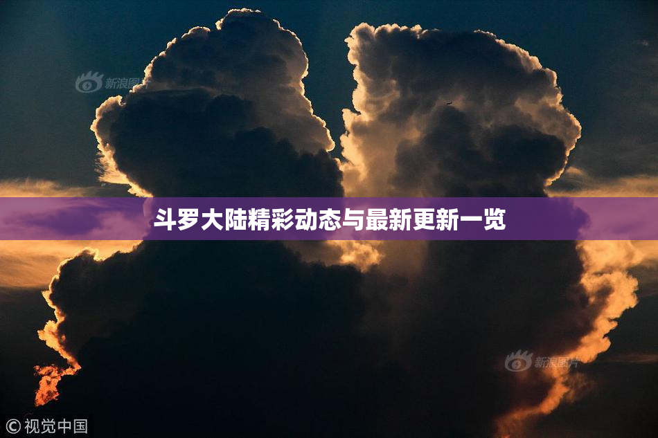 斗罗大陆精彩动态与最新更新一览