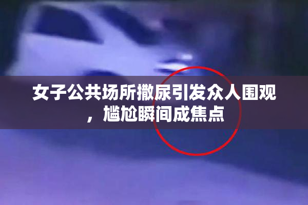 女子公共场所撒尿引发众人围观，尴尬瞬间成焦点