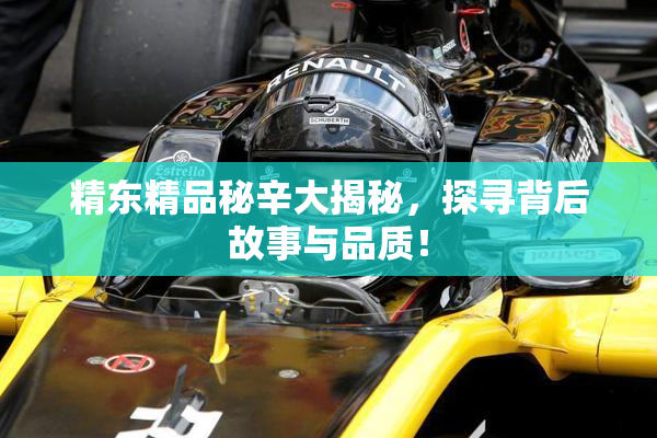 精东精品秘辛大揭秘，探寻背后故事与品质！