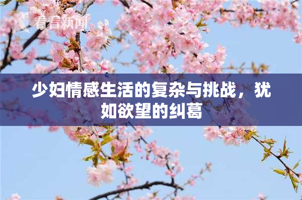 少妇情感生活的复杂与挑战，犹如欲望的纠葛
