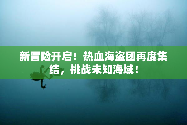 新冒险开启！热血海盗团再度集结，挑战未知海域！