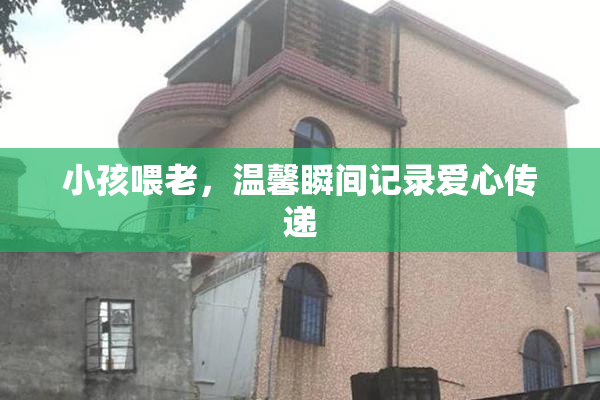 小孩喂老，温馨瞬间记录爱心传递
