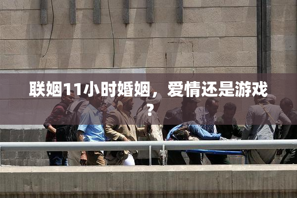 联姻11小时婚姻，爱情还是游戏？