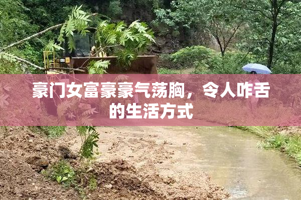 豪门女富豪豪气荡胸，令人咋舌的生活方式