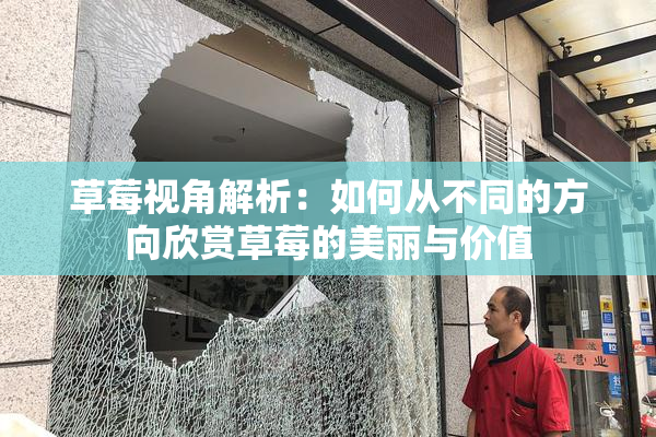 草莓视角解析：如何从不同的方向欣赏草莓的美丽与价值