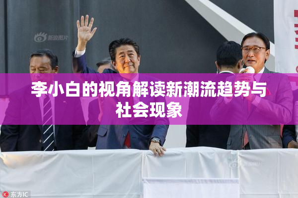 李小白的视角解读新潮流趋势与社会现象