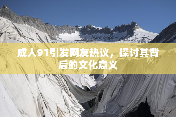 成人91引发网友热议，探讨其背后的文化意义