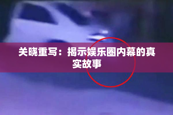 关晓重写：揭示娱乐圈内幕的真实故事