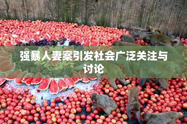 强暴人妻案引发社会广泛关注与讨论