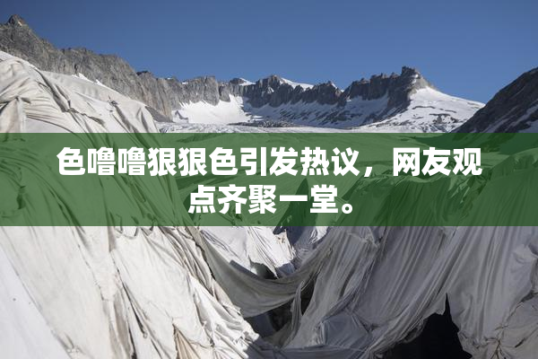 色噜噜狠狠色引发热议，网友观点齐聚一堂。