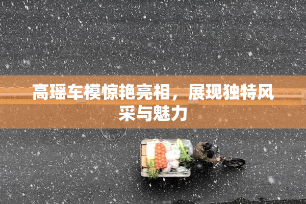 高瑶车模惊艳亮相，展现独特风采与魅力