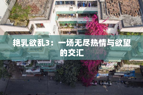 艳乳欲乱3：一场无尽热情与欲望的交汇