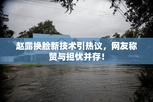 赵露换脸新技术引热议，网友称赞与担忧并存！