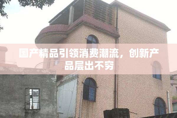 国产精品引领消费潮流，创新产品层出不穷