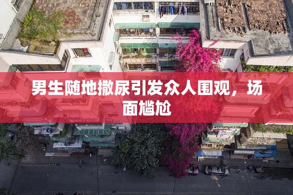 男生随地撒尿引发众人围观，场面尴尬