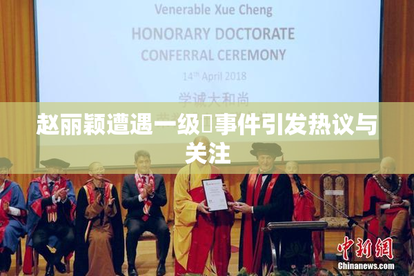 赵丽颖遭遇一级婬事件引发热议与关注