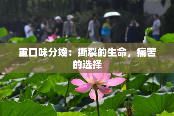 重口味分娩：撕裂的生命，痛苦的选择