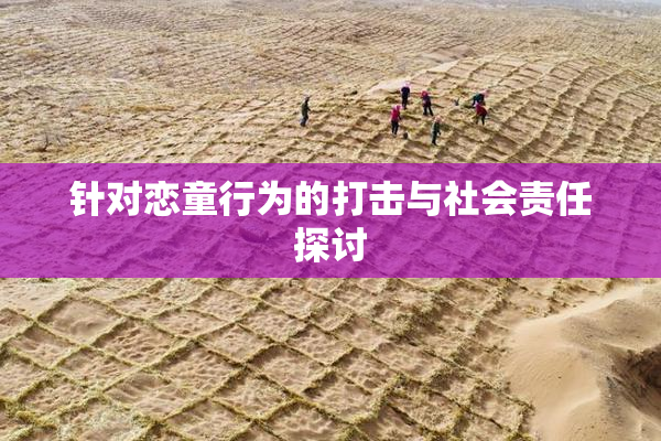 针对恋童行为的打击与社会责任探讨