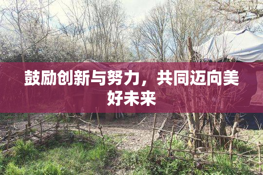 鼓励创新与努力，共同迈向美好未来