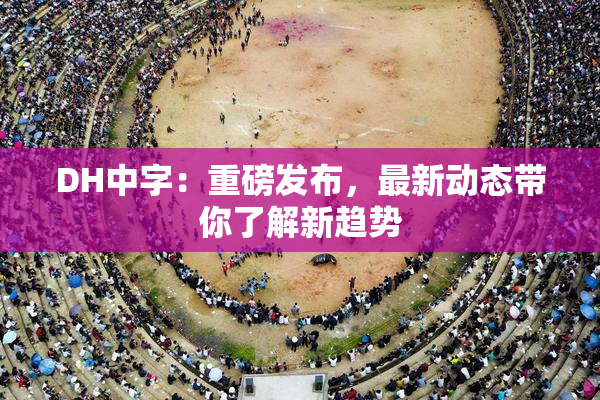 DH中字：重磅发布，最新动态带你了解新趋势