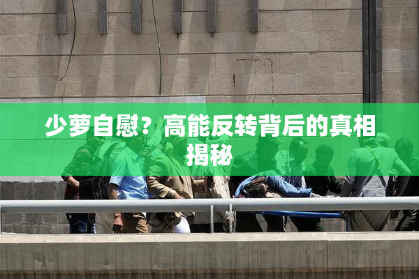 少萝自慰？高能反转背后的真相揭秘
