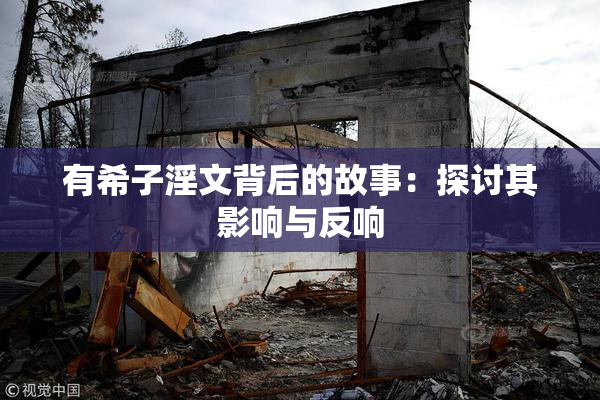 有希子淫文背后的故事：探讨其影响与反响