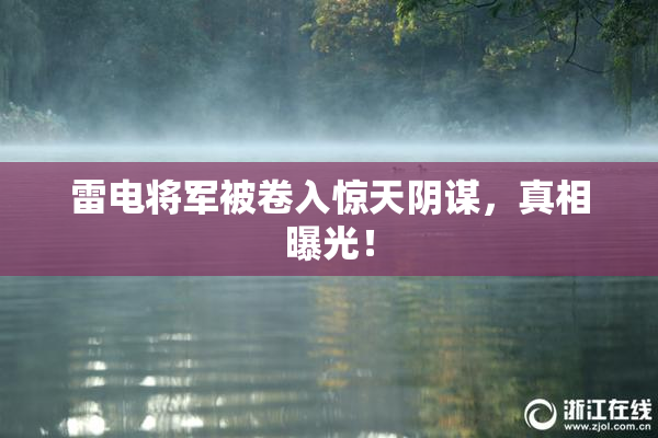 雷电将军被卷入惊天阴谋，真相曝光！