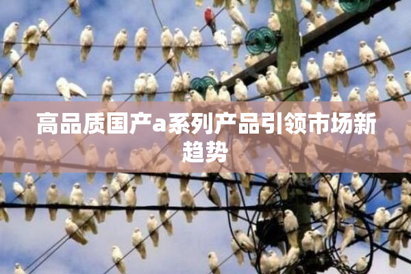 高品质国产a系列产品引领市场新趋势