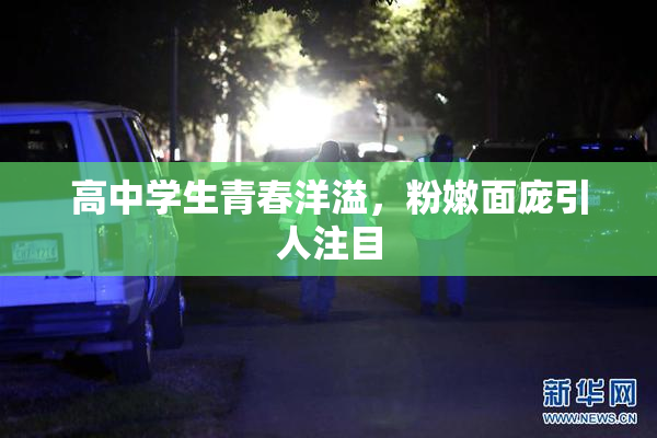 高中学生青春洋溢，粉嫩面庞引人注目