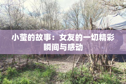 小莹的故事：女友的一切精彩瞬间与感动
