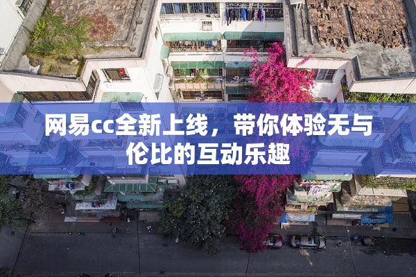 网易cc全新上线，带你体验无与伦比的互动乐趣
