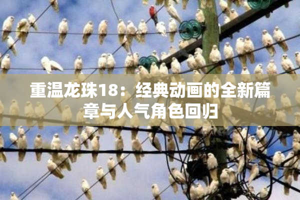 重温龙珠18：经典动画的全新篇章与人气角色回归