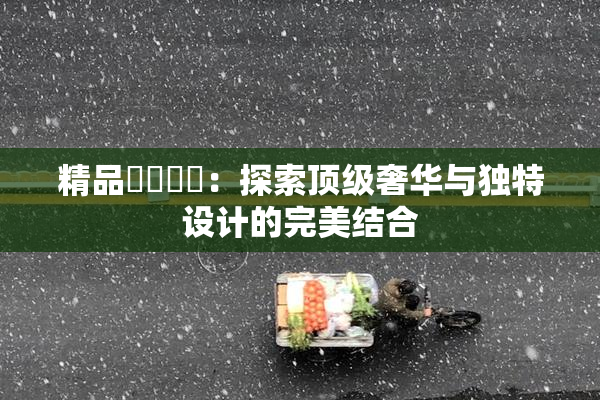 精品❌‌❌‌：探索顶级奢华与独特设计的完美结合