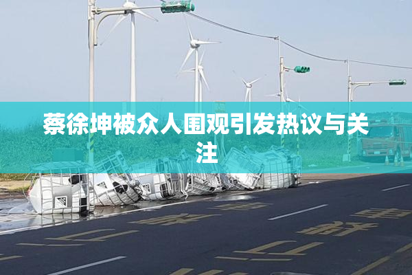 蔡徐坤被众人围观引发热议与关注
