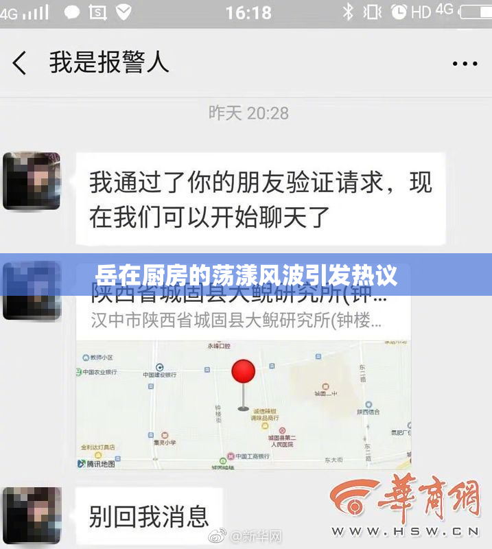 岳在厨房的荡漾风波引发热议