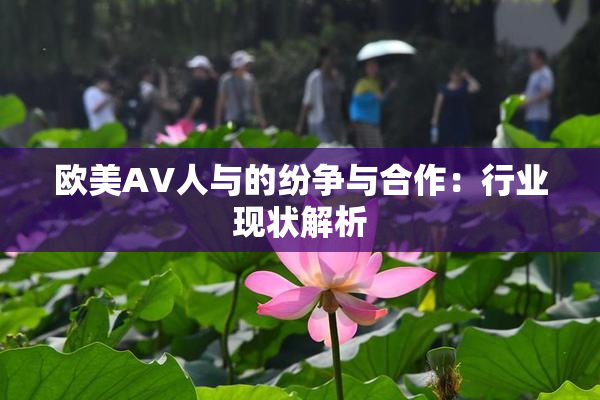 欧美AV人与的纷争与合作：行业现状解析