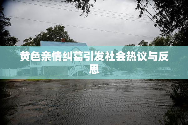 黄色亲情纠葛引发社会热议与反思