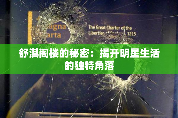 舒淇阁楼的秘密：揭开明星生活的独特角落
