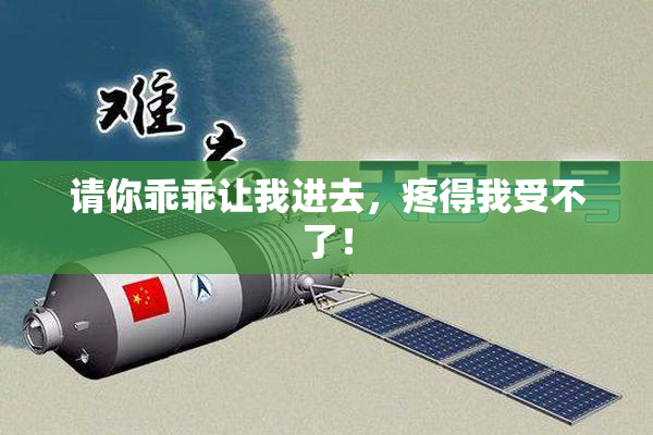 请你乖乖让我进去，疼得我受不了！