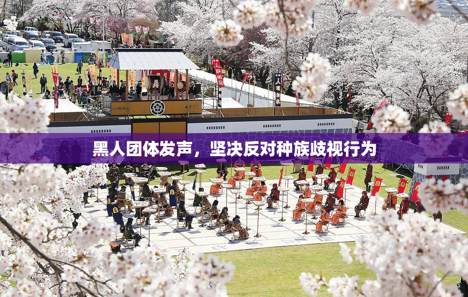 黑人团体发声，坚决反对种族歧视行为