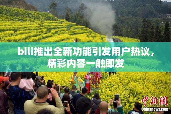 bili推出全新功能引发用户热议，精彩内容一触即发