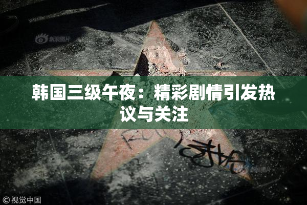 韩国三级午夜：精彩剧情引发热议与关注